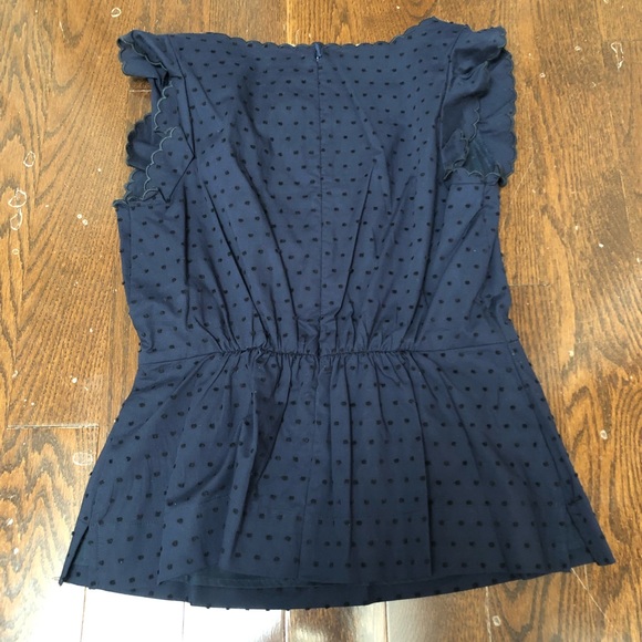 Jcrew Navy blue sleeveless top - Picture 2 of 5